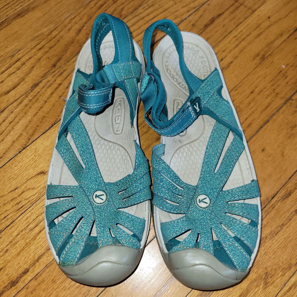 Womans 10 US Teal KEEN, Rose Sandal Hike Waterproof Drizzle Outdoor